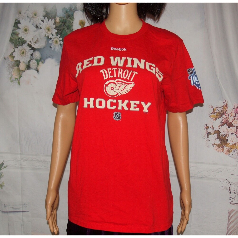 Reebok Detroit Red Wings NHL Winter Classic 2014 Red T-Shirt Unisex Adult